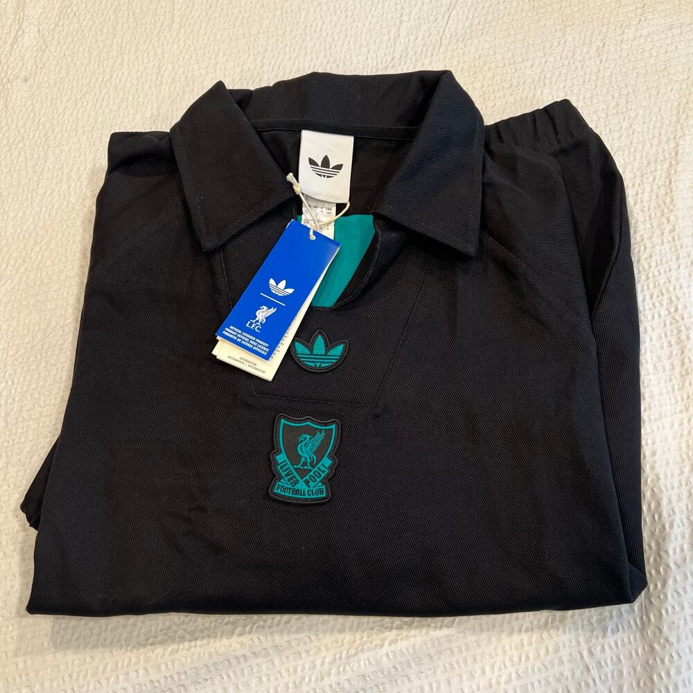 Adidas Liverpool FC Terrace Icons Drill Sweatshirt in black Medium men